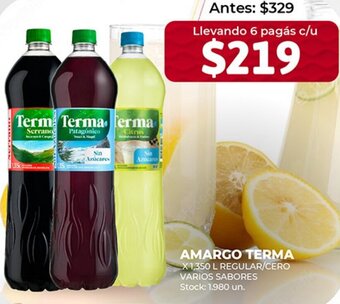 Supermercados Tadicor Amargo Terma oferta