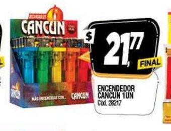 Supermercados Yaguar Encendedor Cancun 1un oferta