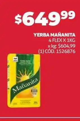 Makro Yerba mañanita oferta