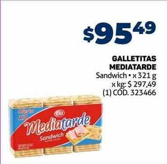 Makro Galletitas mediatarde oferta