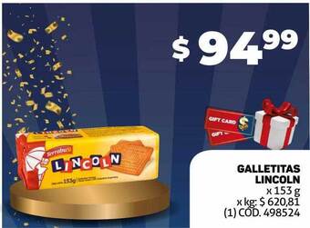 Makro Galletitas lincoln oferta