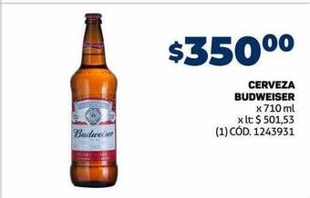 Makro Cerveza budweiser oferta