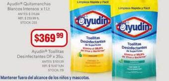 Supermercados Todo Ayudin quitamanchas blancos intensos oferta