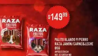 Supermercados Todo Palito blando p-perro raza janón o carne&leche oferta