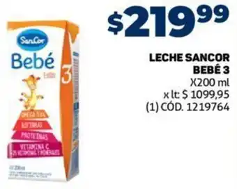Makro Leche Sancor Bebé 3 200ml oferta