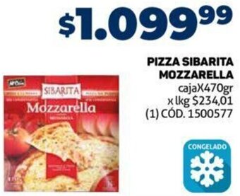 Makro Pizza Sibarita Mozzarella 470g oferta