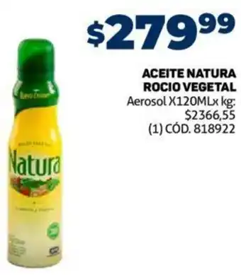 Makro Aceite natura Rocio Vegetal 120ml oferta