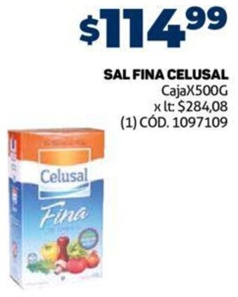 Makro Sal Fina Celusal 500g oferta