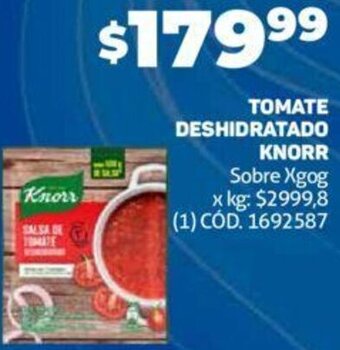 Makro Tomate Deshidratado Knorr oferta