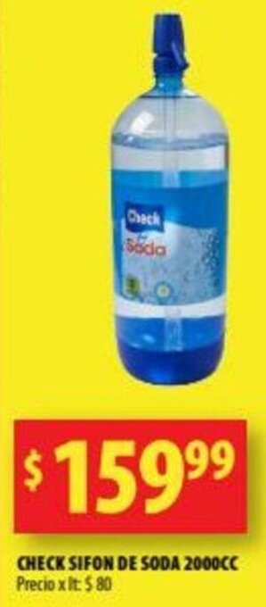Punto Mayorista Check Sifon de Soda 2000cc oferta