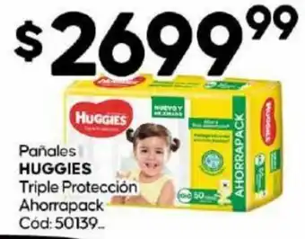 Diarco Pañales Huggies Triple Protección Ahorrapack oferta