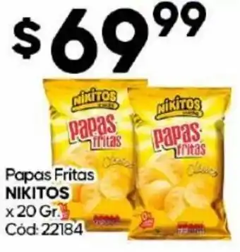 Diarco Papas Fritas Nikitos 20g oferta