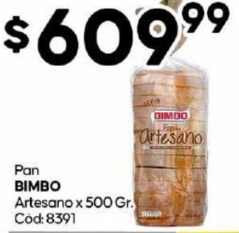 Diarco Pan Bimbo Artesano 500g oferta