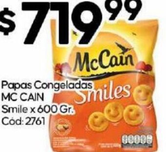Diarco Papas Congeladas Mc Cain Smile 600g oferta