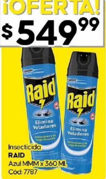 Diarco Insecticida Raid Azul MMM 360ml oferta