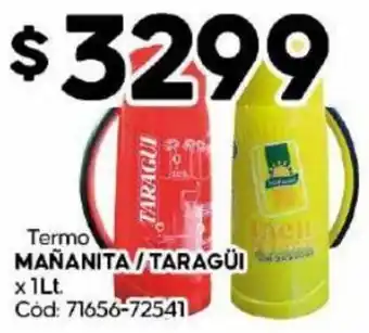 Diarco Termo Mañanita/Taragüi 1L oferta