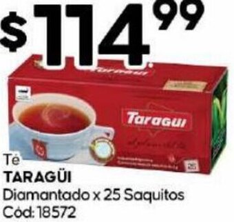 Diarco Té Taragüí Diamantado x 25 Saquitos oferta