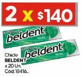 Diarco Chile Beldent 2x20un oferta
