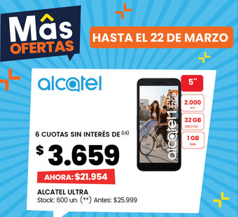 Changomas Alcatel Ultra oferta