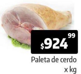 Autoservicio Capo Paleta de Cerdo oferta