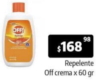 Autoservicio Capo Repelente Off Crema 60g oferta