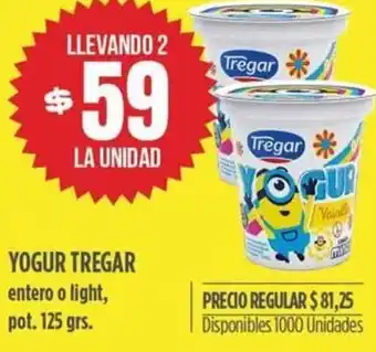 Supermercados Vea Yogur Tregar 125g oferta