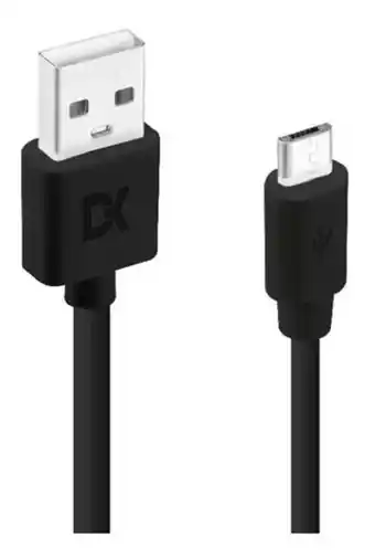 Monumental Hogar Cable nylos micro usb - negro oferta