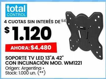 Changomas Soporte tv led 13 oferta