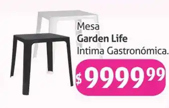 Gomez Pardo Mesa garden life intima gastronómica oferta