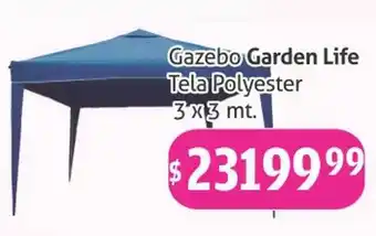 Gomez Pardo Gazebo garden life tela polyester oferta