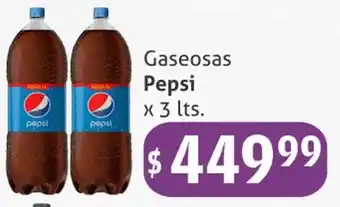 Gomez Pardo Gaseosas pepsi oferta