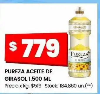 Walmart Pureza aceite de girasol oferta