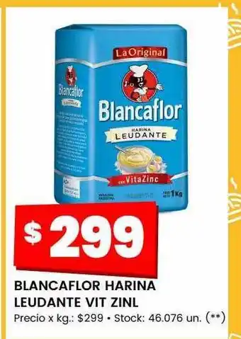 Walmart Blancaflor harina leudante vit zinl oferta