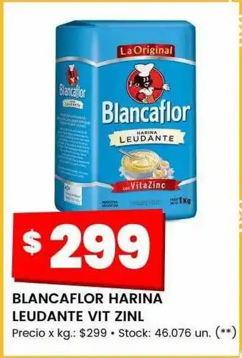 Changomas Blancaflor harina leudante vit zinl oferta