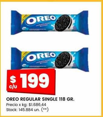 Changomas Oreo regular single oferta