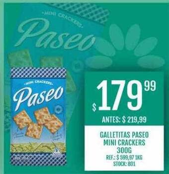 Supermercados Todo Galletitas paseo mini crackers oferta