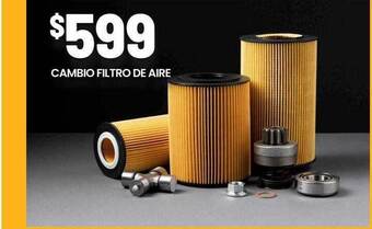 Changomas Cambio filtro de aire oferta