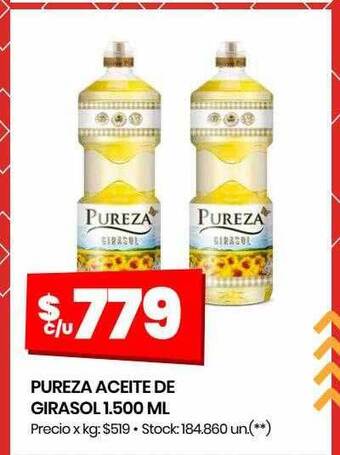 Changomas Pureza aceite de girasol oferta