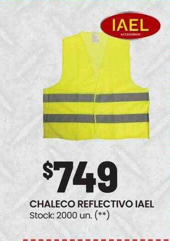 Changomas Chaleco reflectivo iael oferta