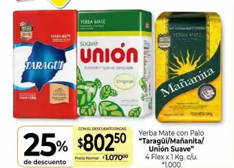 La Anonima Yerba mate con palo oferta