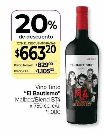 La Anonima Vino tinto oferta