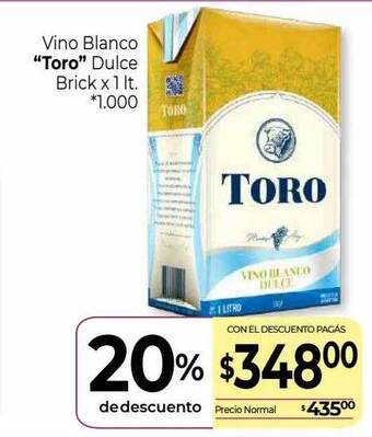 La Anonima Vino blanco oferta