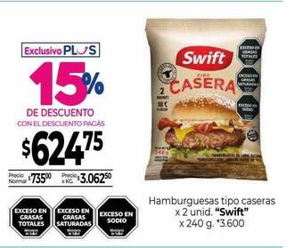 La Anonima Hamburguesas tipo caseras oferta