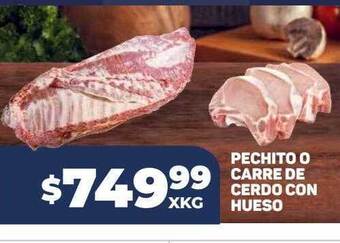 Makro Pechito o carre de cerdo con hueso oferta