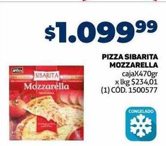 Makro Pizza sibarita mozzarella oferta