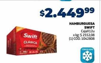 Makro Hamburguesa swift oferta