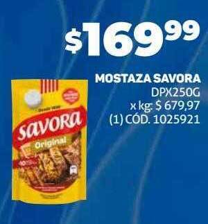Makro Mostaza savora oferta