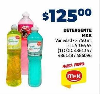 Makro Detergente m&k oferta