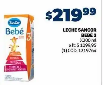 Makro Leche sancor bebé 3 oferta