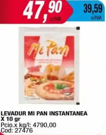 Maxiconsumo Levadur Mi Pan Instantanea 10g oferta